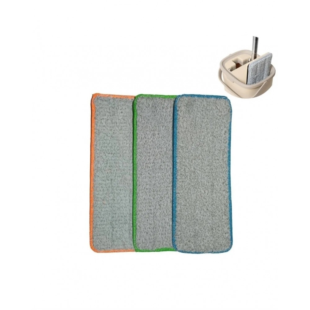 Spin Mop (3 ADET) Mikrofiber Tablet Mop Bezi