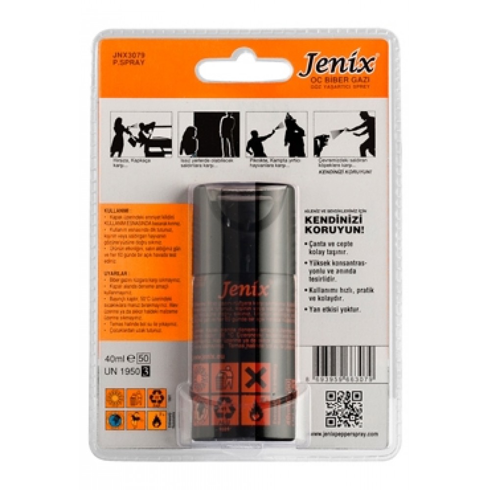 JENIX BİBER GAZI 40ML JENIX BİBER GAZI 40ML